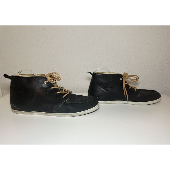 UGG Manhattan‎ Chukka Ankle Boots Shoes Black Leather Lace Up Men\'s SIZE 12 main image 11